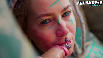 Alternative dreadhead in high heels fucks bwc anal gapes facial