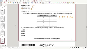 Resolvendo a prova do encceja
