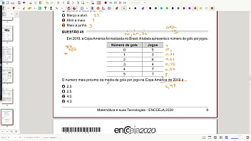 Resolvendo a prova do encceja