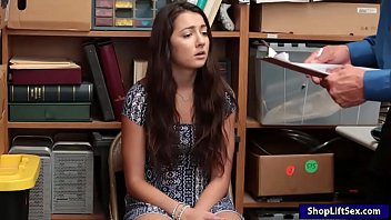 Pretty shoplifter lily adams twat ripped