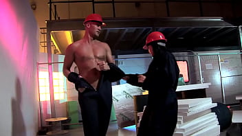 Audrey bitoni gets fucked on the construction site