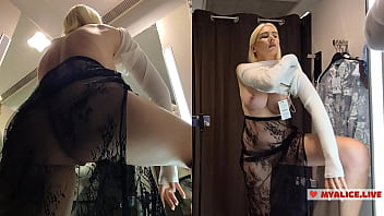 Mirror play with a busty goddess – tight outfit challenge Mirror play with a busty goddess – tight outfit challenge
