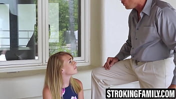 Stepmom catches teen riding dadâs cock and joins them Stepmom catches teen riding dadâs cock and joins them