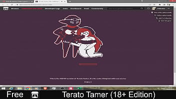 Terato tamer free game itchio simulation 2d adult monsters pixel art turn based combat