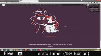 Terato tamer free game itchio simulation 2d adult monsters pixel art turn based combat