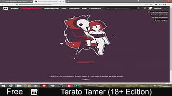 Terato tamer free game itchio simulation 2d adult monsters pixel art turn based combat