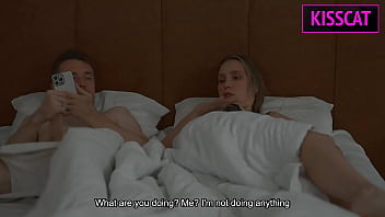 Why step mom catches step son watching stepmom porn in share bed — will he help her cum Why step mom catches step son watching stepmom porn in share bed — will he help her cum