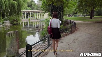 Vixen teen lives out fantasy of being dominated by older man