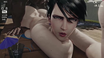 Bayonetta's poolside bbc animation Bayonetta's poolside bbc animation