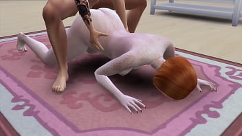 Sexy redhead used and penetrated