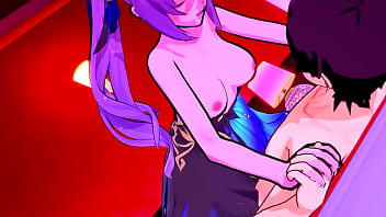 Keqing intense sex at a love hotel genshin impact hentai