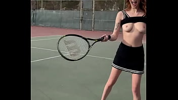 I play tennis better with my boobs out ️
