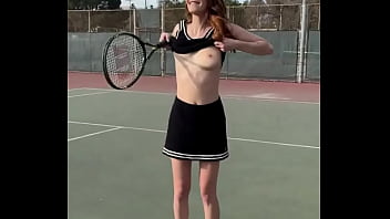 I play tennis better with my boobs out ️