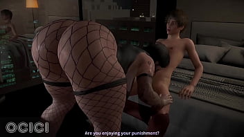 A big assed goth milf sucks a lucky young man's cock while her husband is not at home 3d hentai ocici A big assed goth milf sucks a lucky young man's cock while her husband is not at home 3d hentai ocici