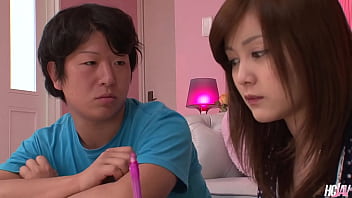 Slutty asian babe hikaru ayami gets pumped and cum sprayed