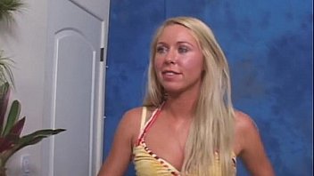 Sexy massage girl bounces on pecker