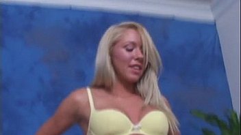 Sexy massage girl bounces on pecker