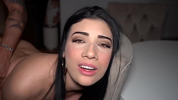 Pissing and fucking hard with brunette neighbor emily pink that ask for help