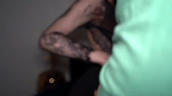 Pissing and fucking hard with brunette neighbor emily pink that ask for help