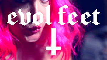 Captive unicorn for foot worship and wax play