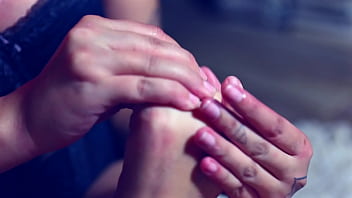 Captive unicorn for foot worship and wax play