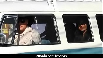 Sensual girl talked into having sex for cash 3