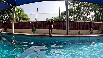 Fun At The Pool Flower Gets Her Pussy Eaten thumbnail