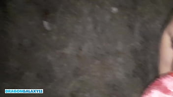 Public outdoor creampie stranger fucked in the forest