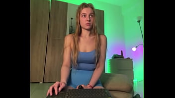 Masturbate with hot blond