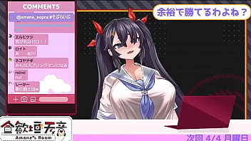 Virtual youtuber amane's ten countdown cum lewd voice her huge boobs made by hentai artist asanagi 2 27 zero repeat 20times jerk off challenge