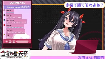 Virtual youtuber amane's ten countdown cum lewd voice her huge boobs made by hentai artist asanagi 2 27 zero repeat 20times jerk off challenge