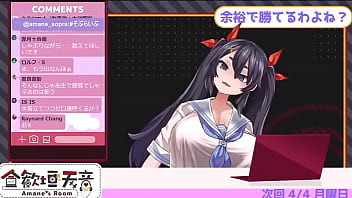 Virtual youtuber amane's ten countdown cum lewd voice her huge boobs made by hentai artist asanagi 2 27 zero repeat 20times jerk off challenge