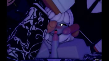 Magical chick gets 3 cocks only for them