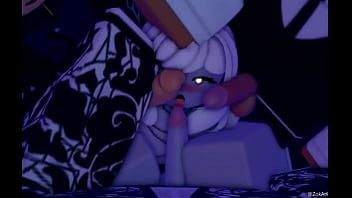 Magical chick gets 3 cocks only for them