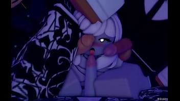 Magical chick gets 3 cocks only for them