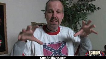 Ebony entertains a group of whites 9