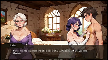 Farmer kink taboo hentai game ep 2 accidental boner with the new nurse massage