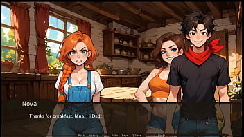 Farmer kink taboo hentai game ep 2 accidental boner with the new nurse massage