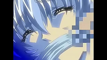Hentai blue hair woman tied up and played with Hentai blue hair woman tied up and played with