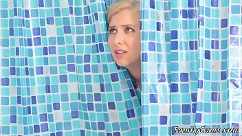 Naughty boss's step daughter step into my shower