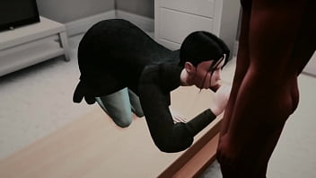 The sims 4 a vizinha fez uma visita