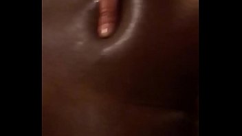 Oiled up phat black ass jiggles all over my dick until we both cum