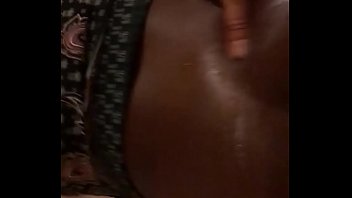 Oiled up phat black ass jiggles all over my dick until we both cum