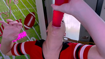 Quinn waters big tits peite milf cougar football fantasy big cock pov fuck and suck and huge load cum swallow