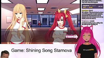 Vtuber lewdneko plays shining song starnova aki route part 4