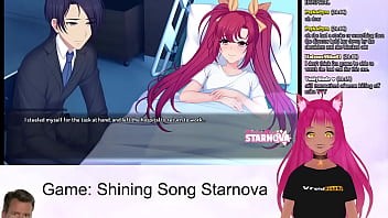 Vtuber lewdneko plays shining song starnova aki route part 4