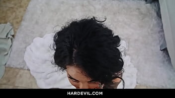 Cumslut feeded with 5 dicks