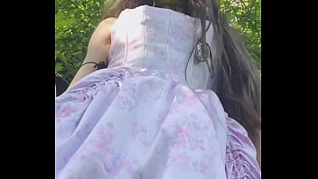 Outdoor tease for sundress session #2