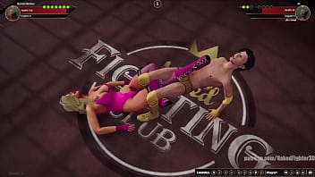 Bambi vs al nf3d mixed combat femdom