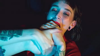 Talking dirty and sucking my toes